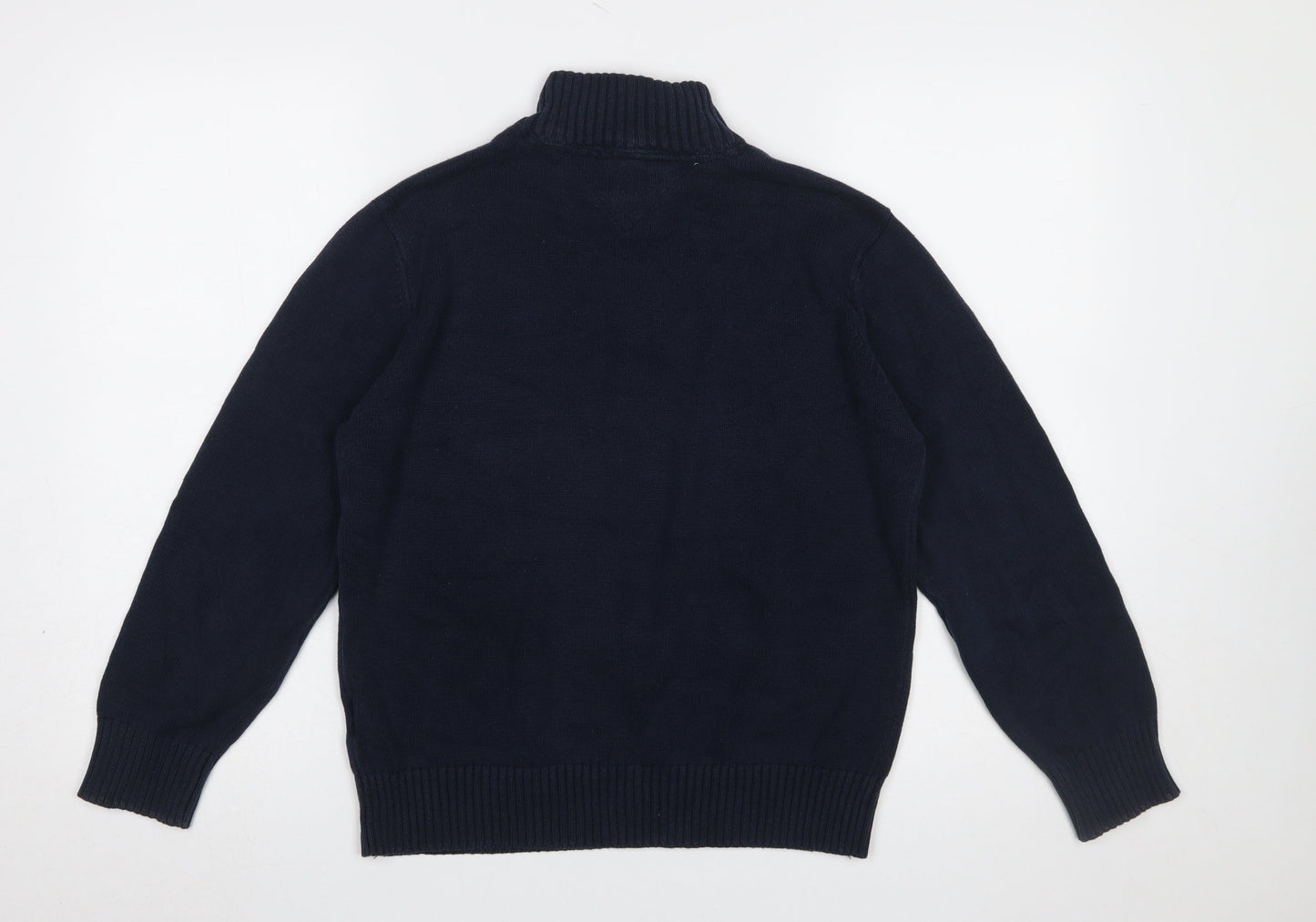 Boys UK Size 16 Years Tommy Hilfiger Blue Pullover Jumper