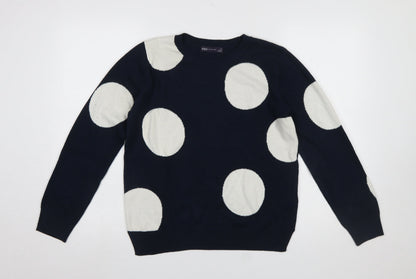 Womens UK Size 12 Marks and Spencer Blue Pullover Jumper