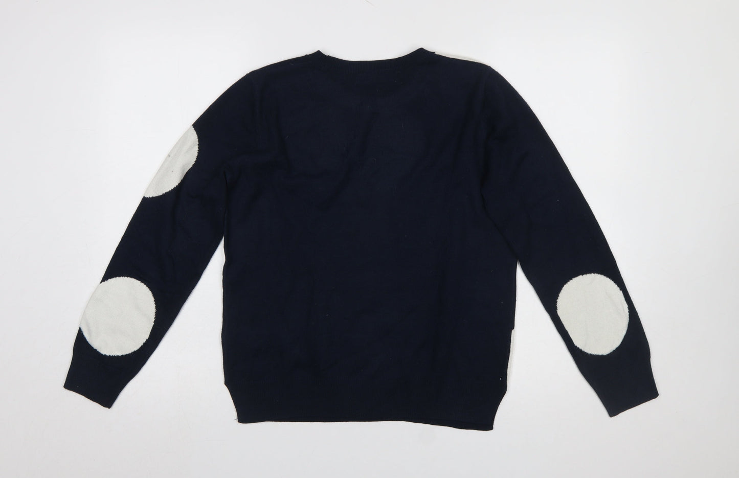 Womens UK Size 12 Marks and Spencer Blue Pullover Jumper