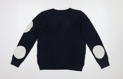 Womens UK Size 12 Marks and Spencer Blue Pullover Jumper