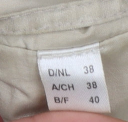 Womens UK Size 12 Daywear Beige Rain Coat