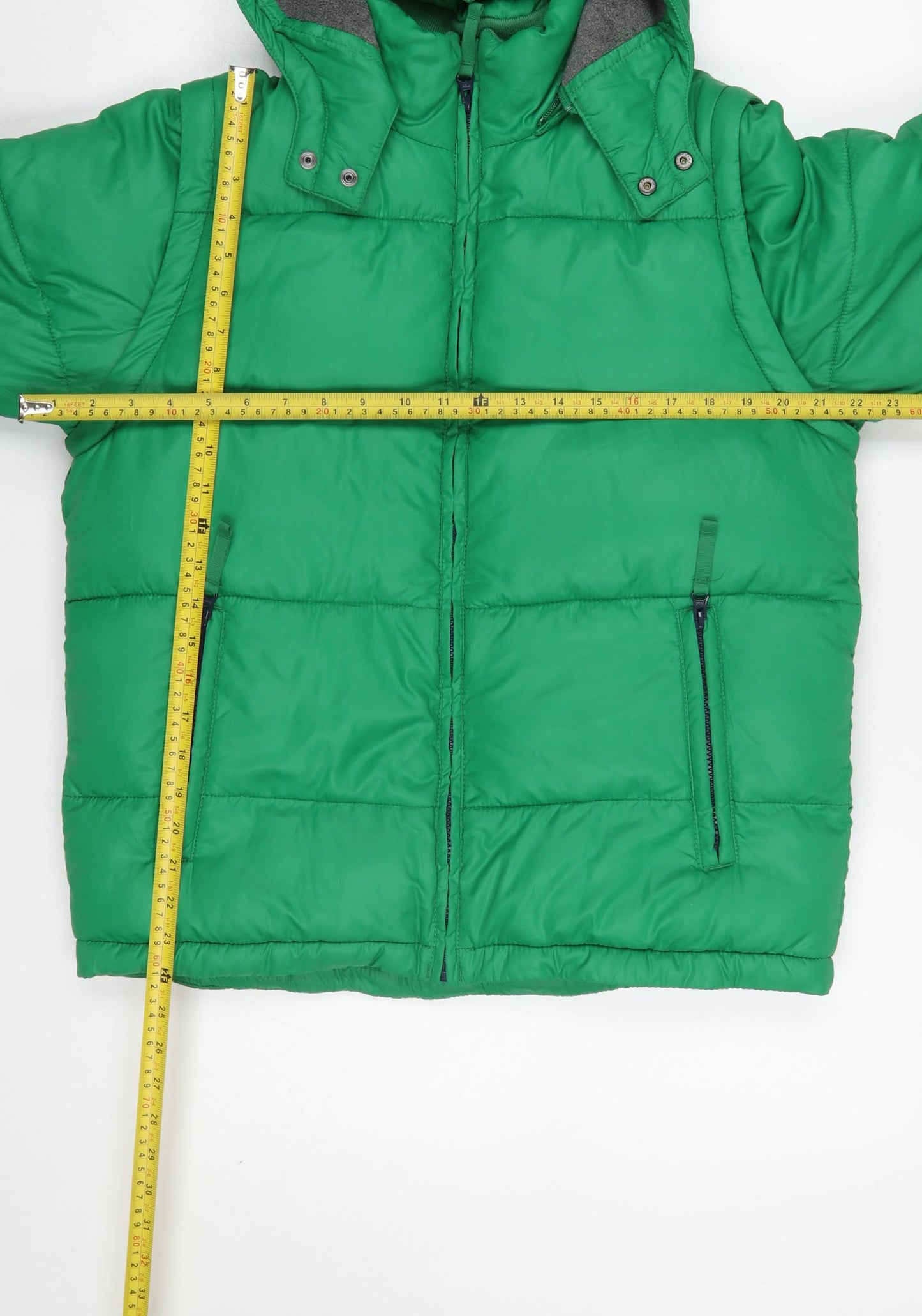 Boys UK Size 13-14 Years Mini Boden Green Puffer Jacket