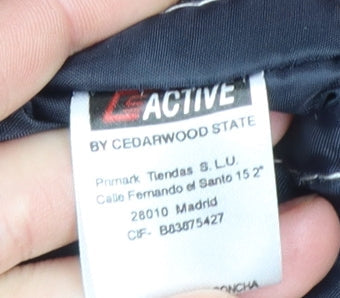 Mens UK Size S Cedarwood State Red Puffer Jacket
