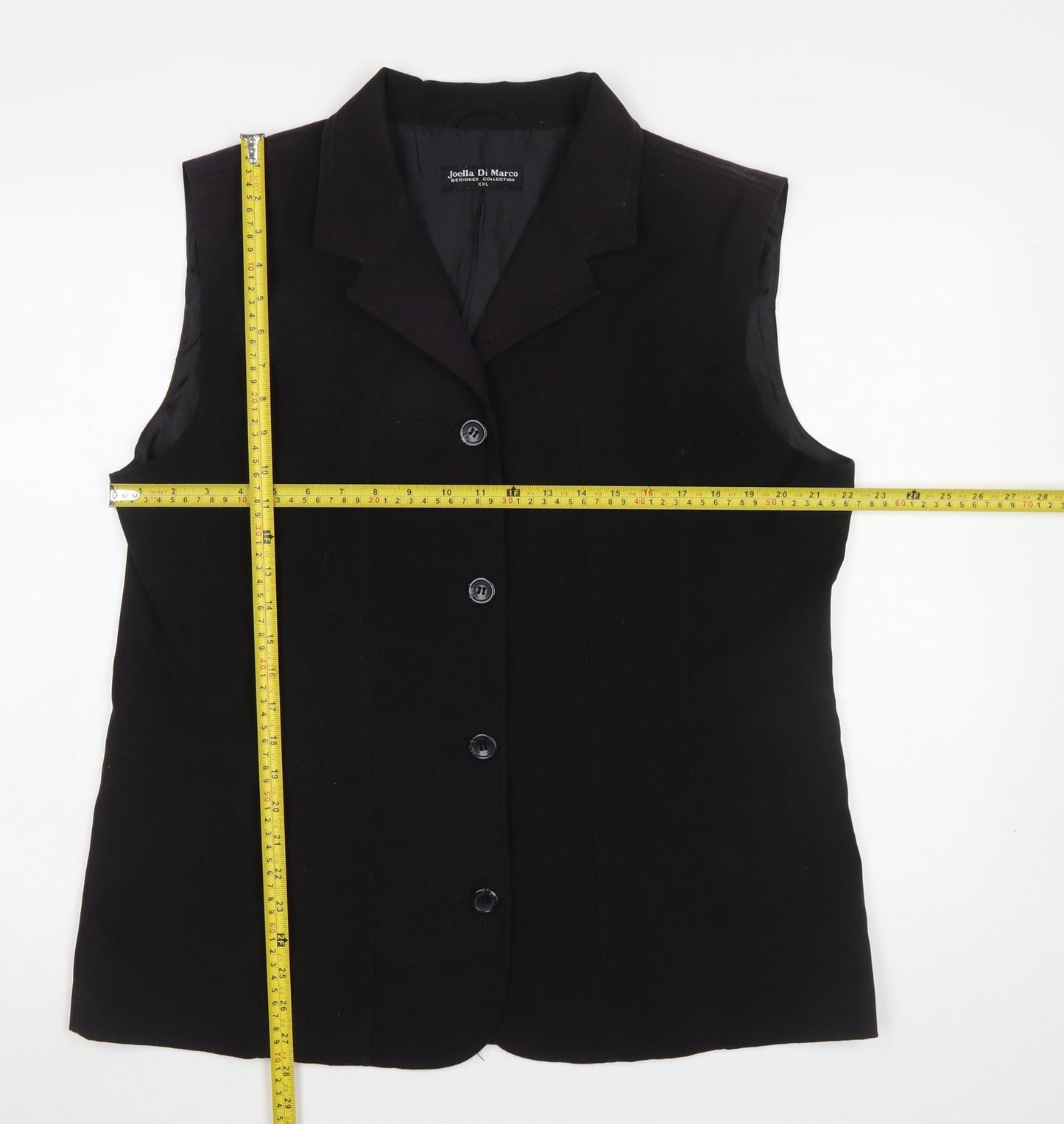 Womens UK Size 2XL Joella Di Marco Black Basic Jacket