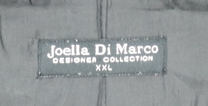 Womens UK Size 2XL Joella Di Marco Black Basic Jacket