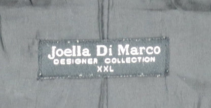 Womens UK Size 2XL Joella Di Marco Black Basic Jacket