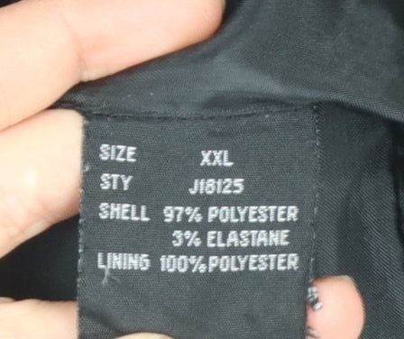 Womens UK Size 2XL Joella Di Marco Black Basic Jacket