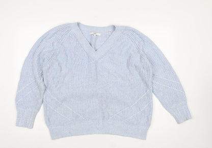 Womens UK Size L NEXT Blue Pullover Jumper