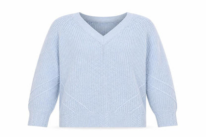 Womens UK Size L NEXT Blue Pullover Jumper