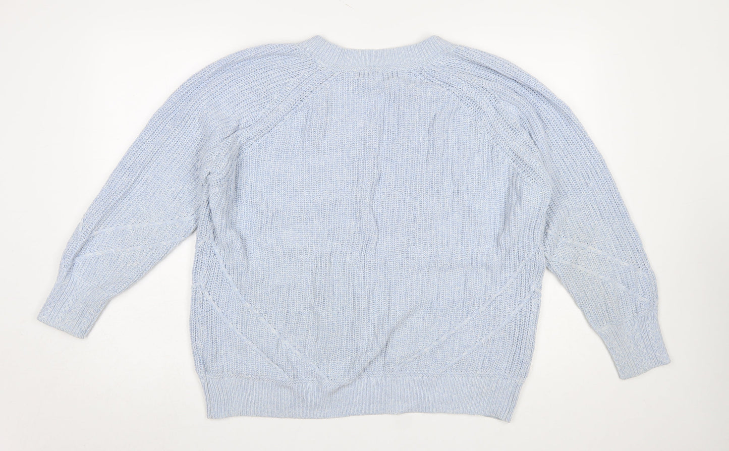 Womens UK Size L NEXT Blue Pullover Jumper