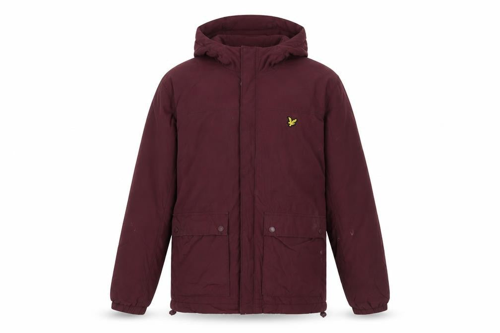 Mens UK Size S Lyle & Scott Red Parka Coat