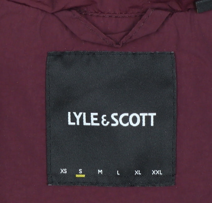 Mens UK Size S Lyle & Scott Red Parka Coat