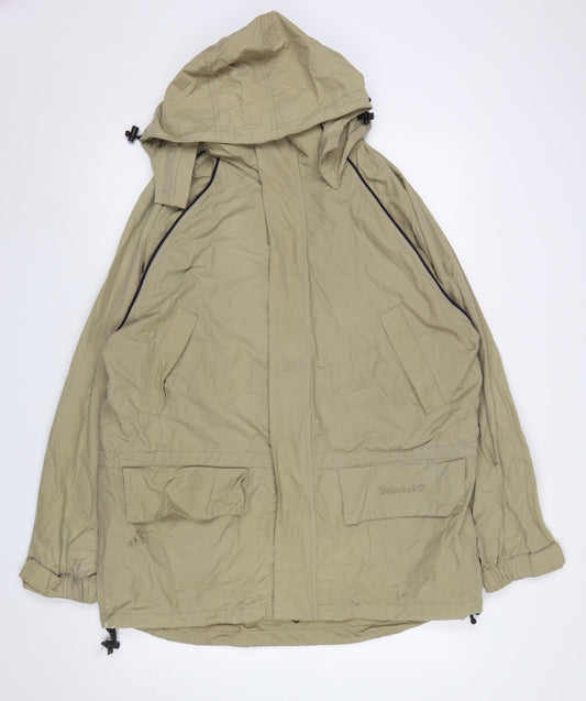 Mens UK Size M Timberland Beige Parka Coat