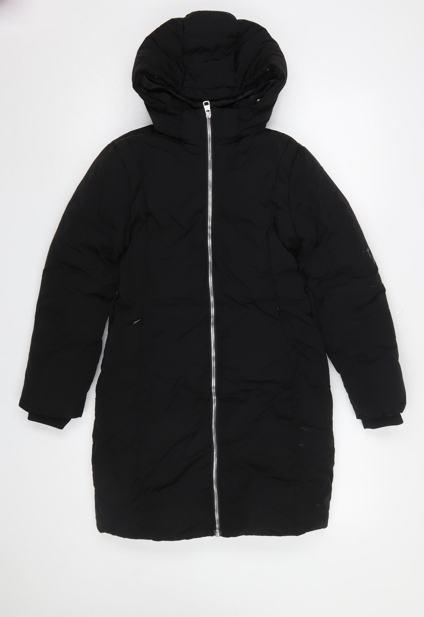 Womens UK Size 10 Calvin Klein Jeans Black Puffer Jacket