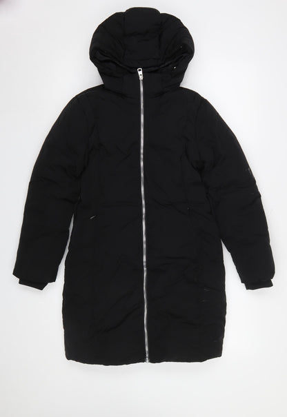 Womens UK Size 10 Calvin Klein Jeans Black Puffer Jacket