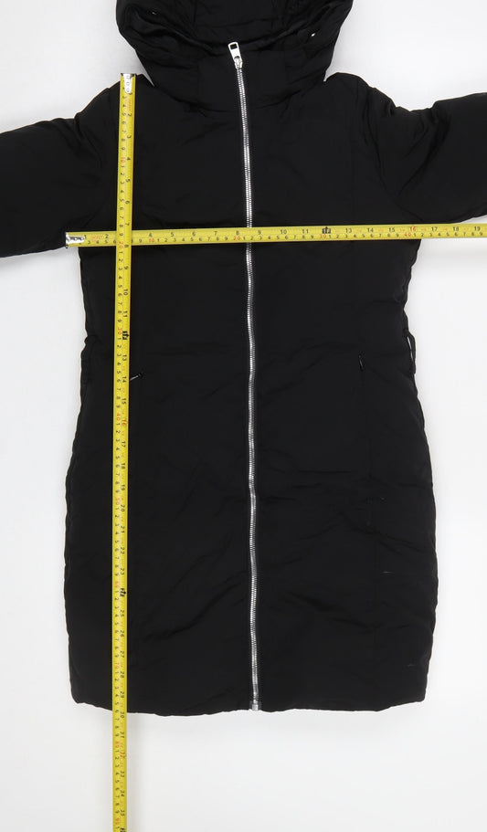 Womens UK Size 10 Calvin Klein Jeans Black Puffer Jacket
