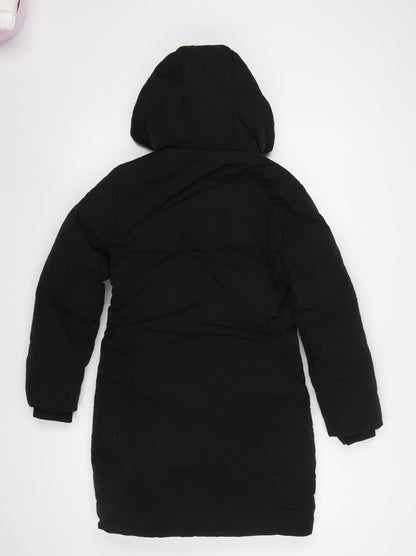 Womens UK Size 10 Calvin Klein Jeans Black Puffer Jacket