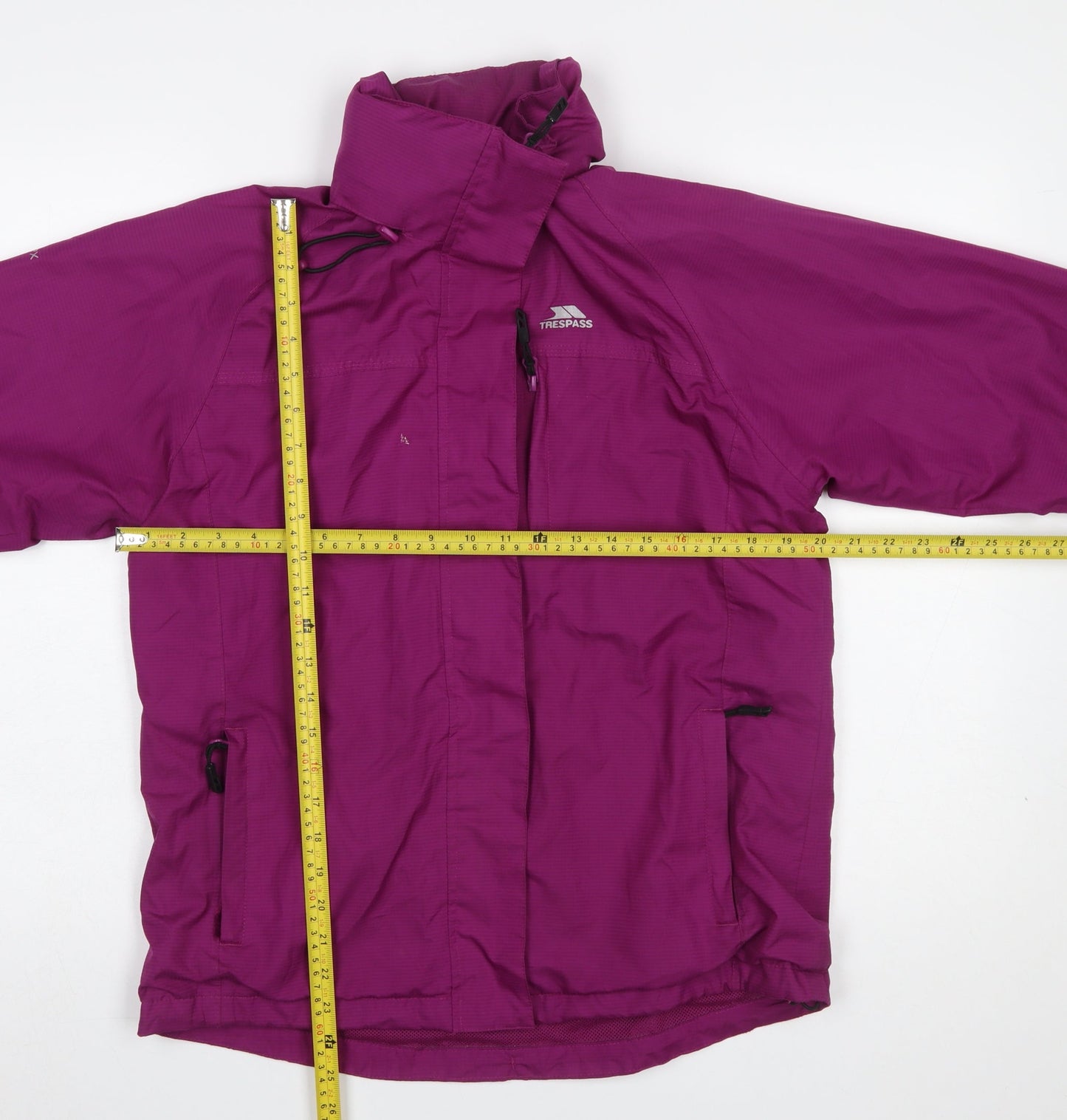 Womens UK Size S Trespass Purple Rain Coat