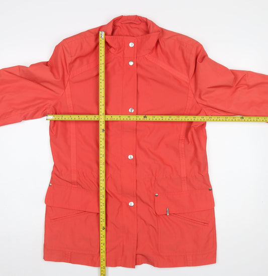 Womens UK Size 12 Basler Red Rain Coat