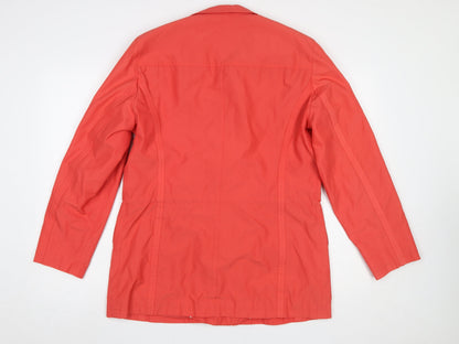 Womens UK Size 12 Basler Red Rain Coat