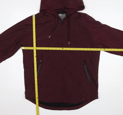 Mens UK Size L ASOS Red Windbreaker Coat