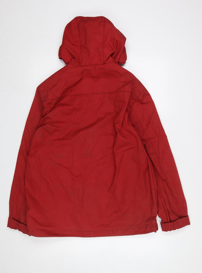 Mens UK Size M H&M Red Parka Coat
