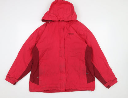 Womens UK Size 16 Regatta Red Rain Coat
