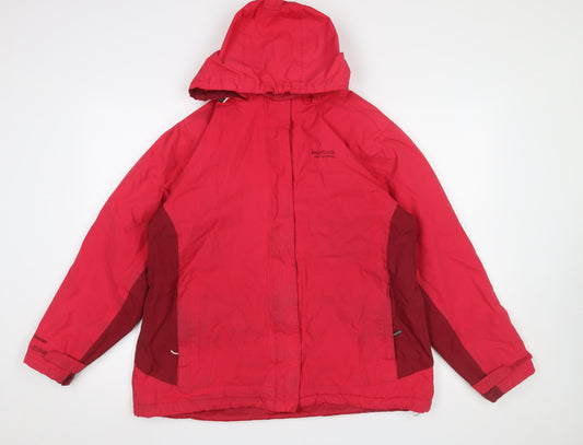 Womens UK Size 16 Regatta Red Rain Coat