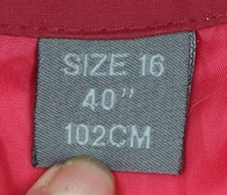 Womens UK Size 16 Regatta Red Rain Coat