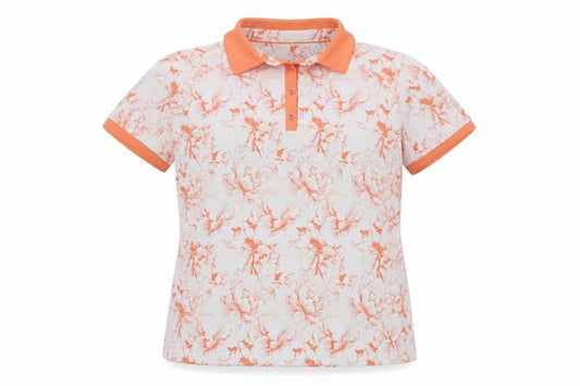 Womens UK Size 12 Pádráig Harrington for Dunnes Stores Orange Basic Polo