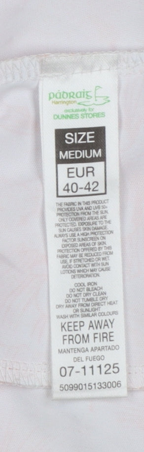 Womens UK Size 12 Pádráig Harrington for Dunnes Stores Orange Basic Polo
