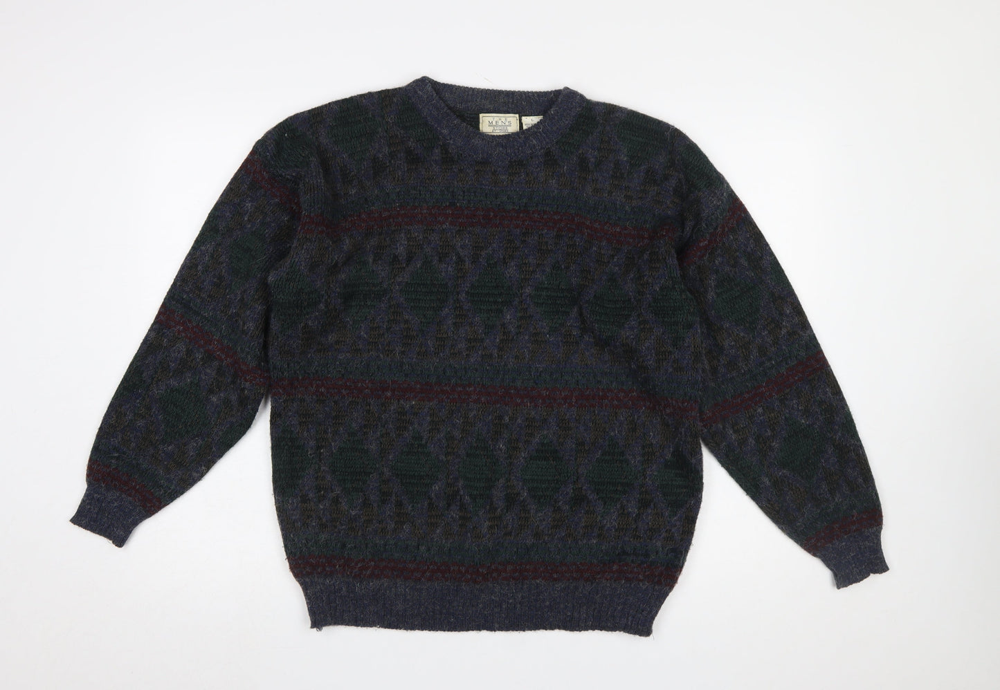 Mens UK Size L The Men's Store at Sears Multicoloured Pullover Jumper