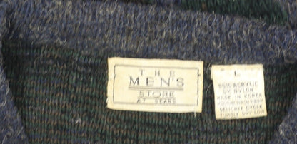Mens UK Size L The Men's Store at Sears Multicoloured Pullover Jumper
