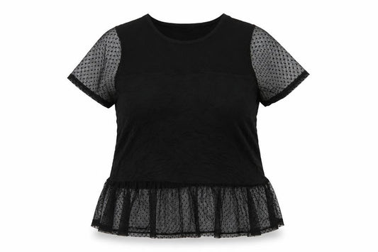 Womens UK Size XL Select Black Tunic Blouse