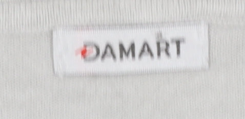 Womens UK Size 10/12 Damart Grey Pullover Jumper
