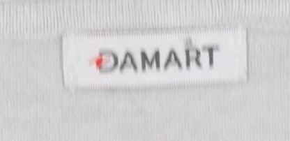 Womens UK Size 10/12 Damart Grey Pullover Jumper