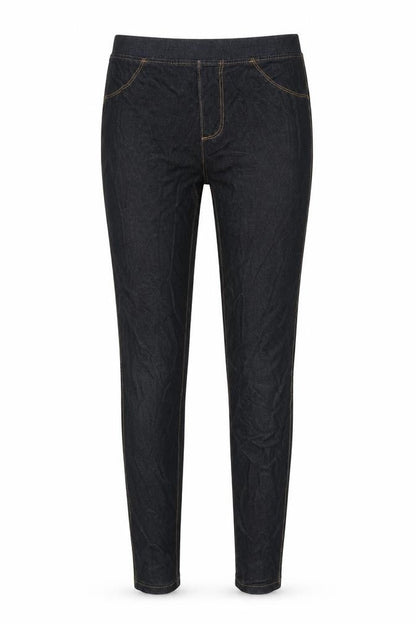 Front view of Gap Kids girls’ black jegging leggings xl 12-13 years stretch denim