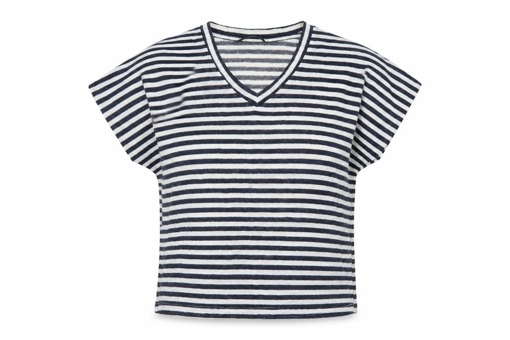 Womens UK Size 12 Dunnes Blue Basic T-Shirt