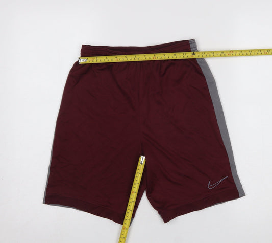 Nike Boys Red Dri-Fit Athletic Shorts XL 13-15 Years Moisture Wicking