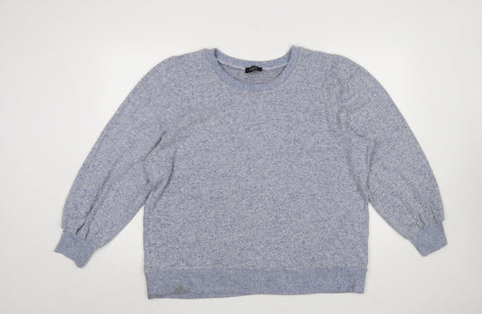 Womens UK Size 2XL Klass Blue Pullover Jumper