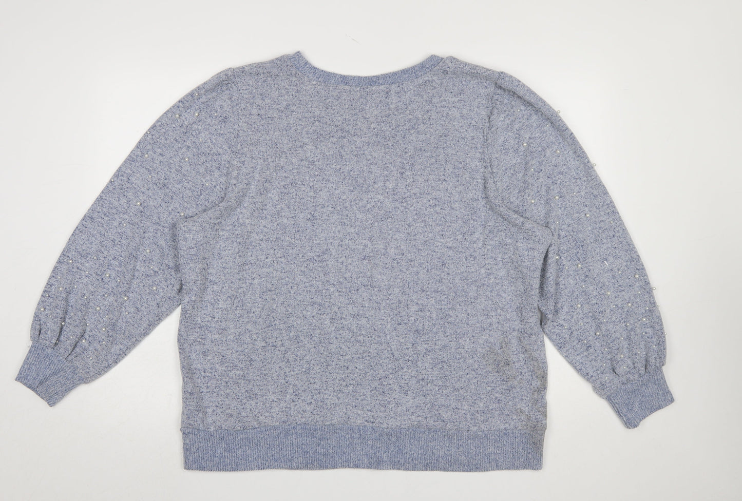 Womens UK Size 2XL Klass Blue Pullover Jumper