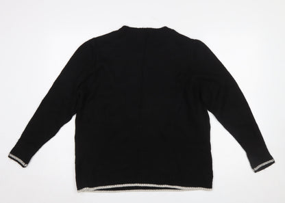 Womens UK Size 18 NEXT Black Pullover Jumper