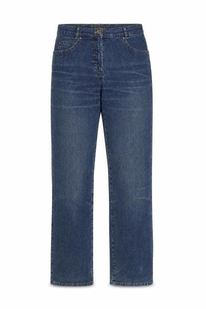 Womens UK Size 10 Gerry Weber Regular Fit Straight Blue Jeans