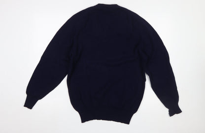 Mens UK Size M Glenmoor Blue Pullover Jumper