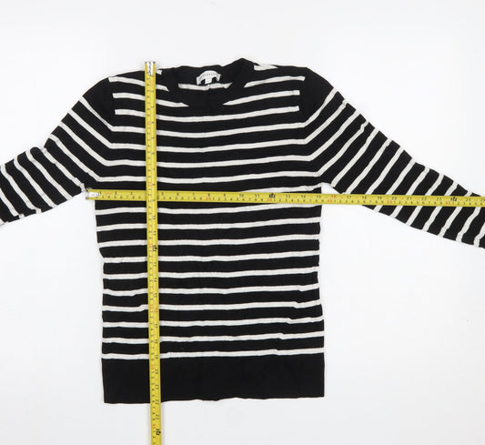 Womens UK Size 8 Warehouse Black Pullover Jumper