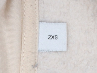Mens UK Size XS COLLUSION Beige Pullover Hoodie