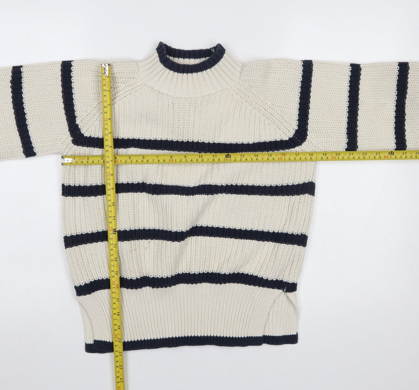 Womens UK Size XS Y.A.S Ivory Pullover Jumper