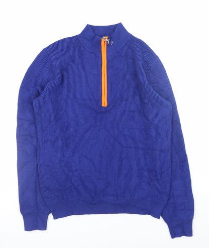 Mens UK Size M Kelly & Grace Blue Pullover Jumper