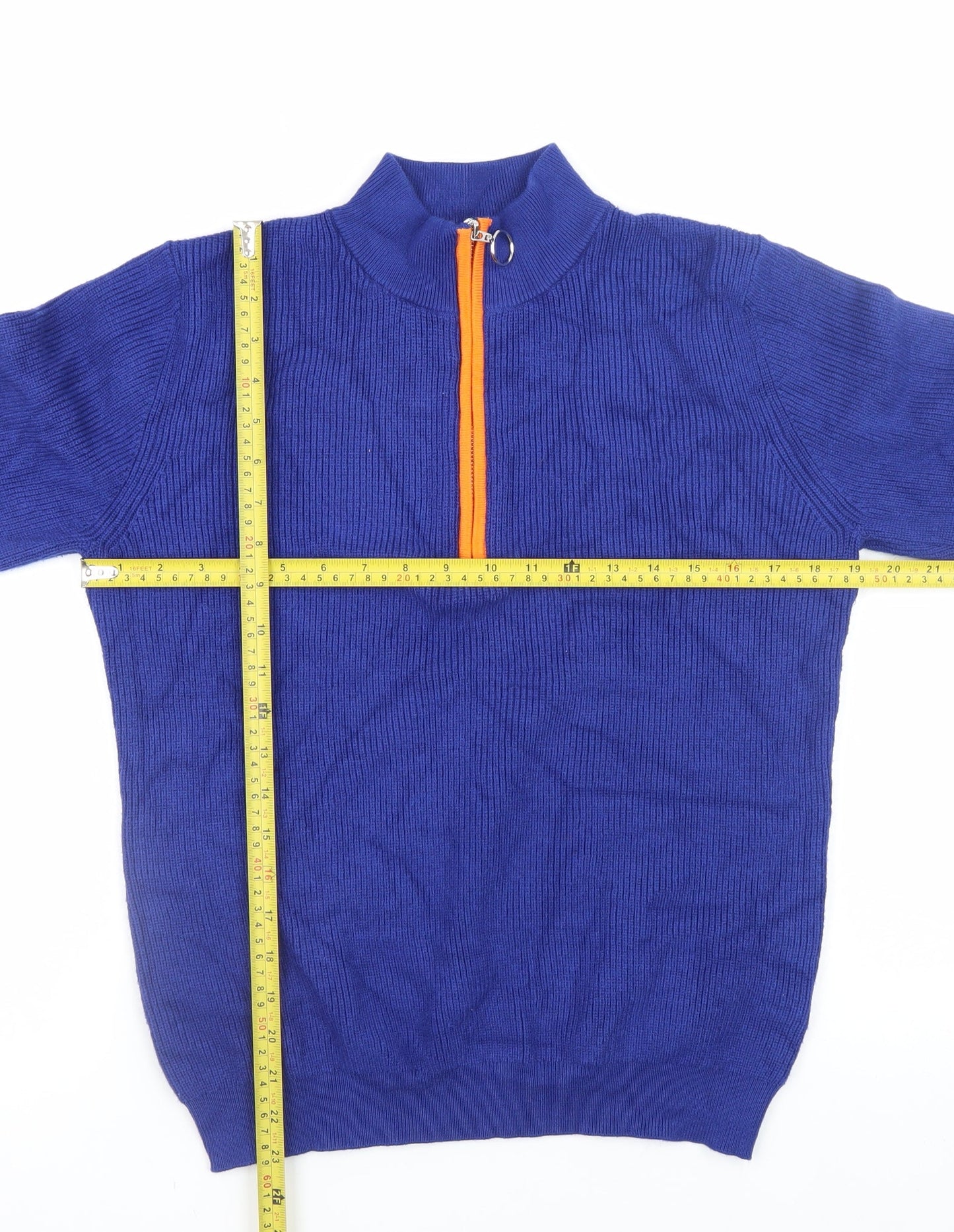 Mens UK Size M Kelly & Grace Blue Pullover Jumper