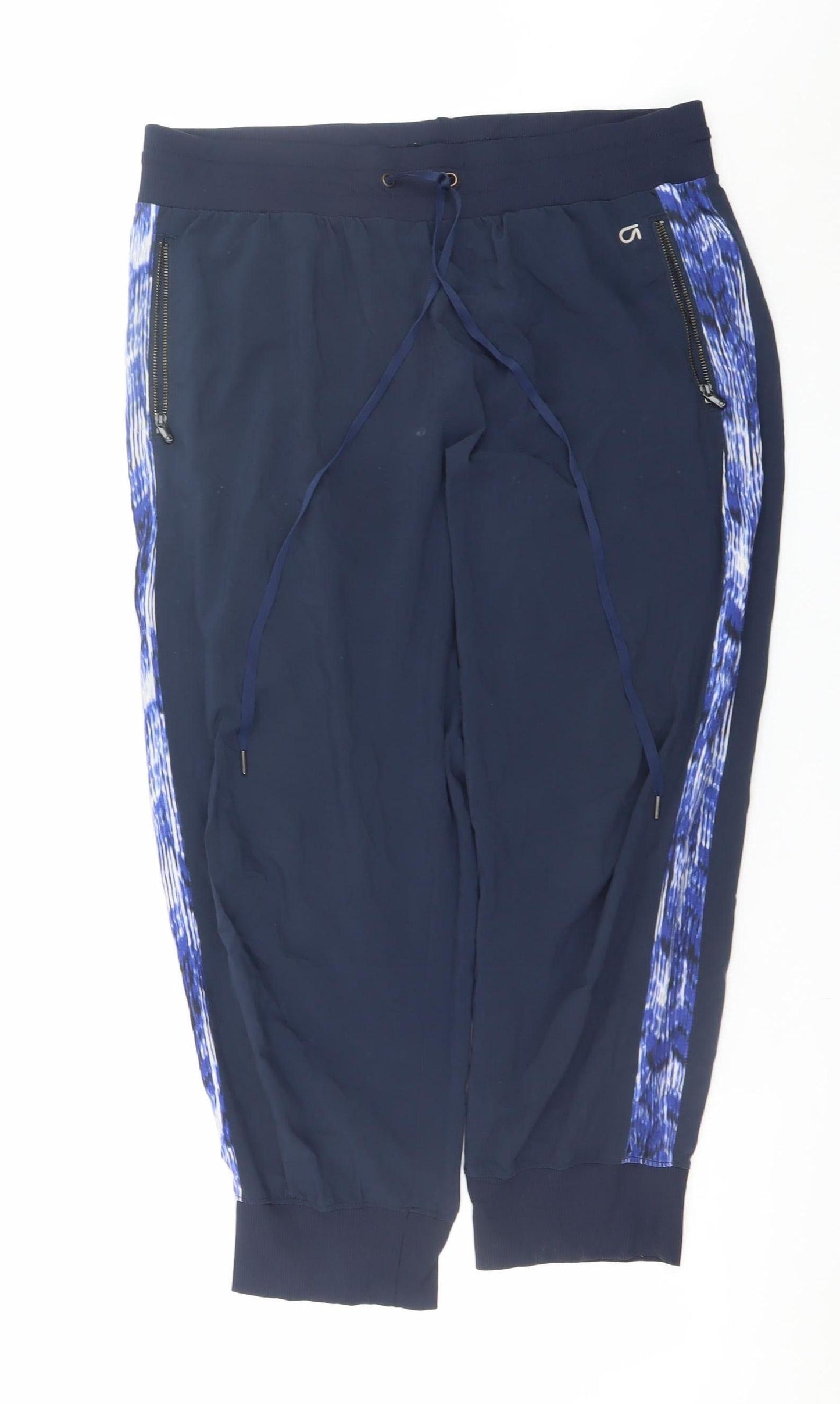 Womens UK Size M GapFit Regular Fit Jogger Blue Trousers